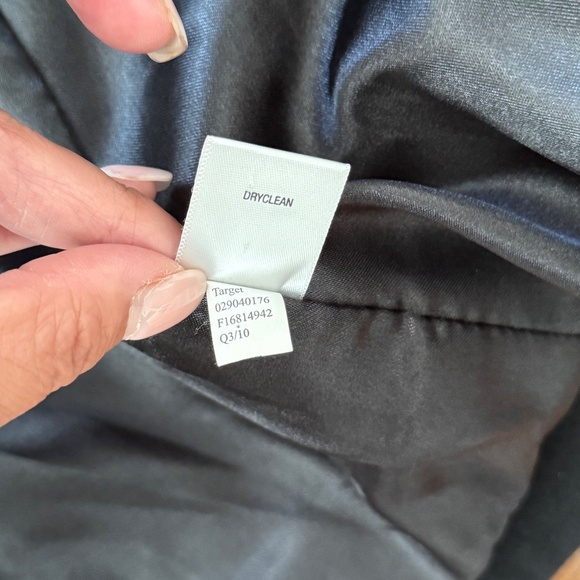 Liz Lange Maternity Wool Black Peacoat Jacket Size Small - Picture 7 of 7